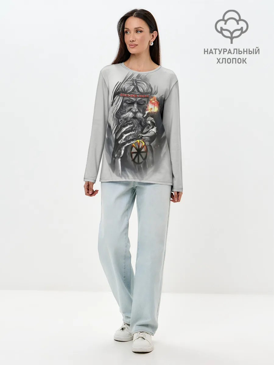 Лонгслив женский. Хлопок / Сварог