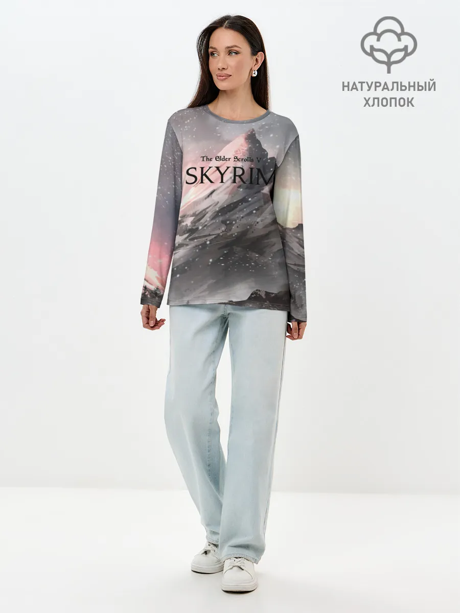 Лонгслив женский. Хлопок / The Elder Scrolls Skyrim
