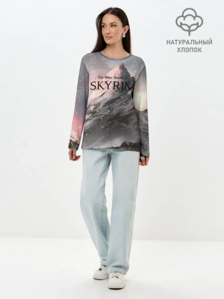 Лонгслив женский. Хлопок / The Elder Scrolls Skyrim