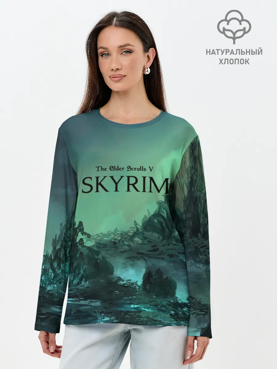 Лонгслив женский. Хлопок / SKYRIM