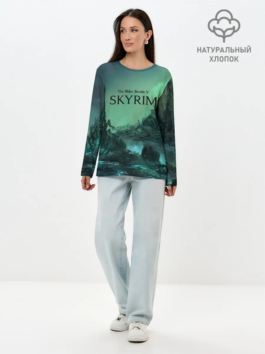 Лонгслив женский. Хлопок / SKYRIM