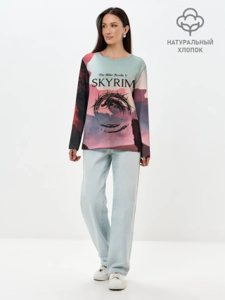 Лонгслив женский. Хлопок / The Elder Scrolls