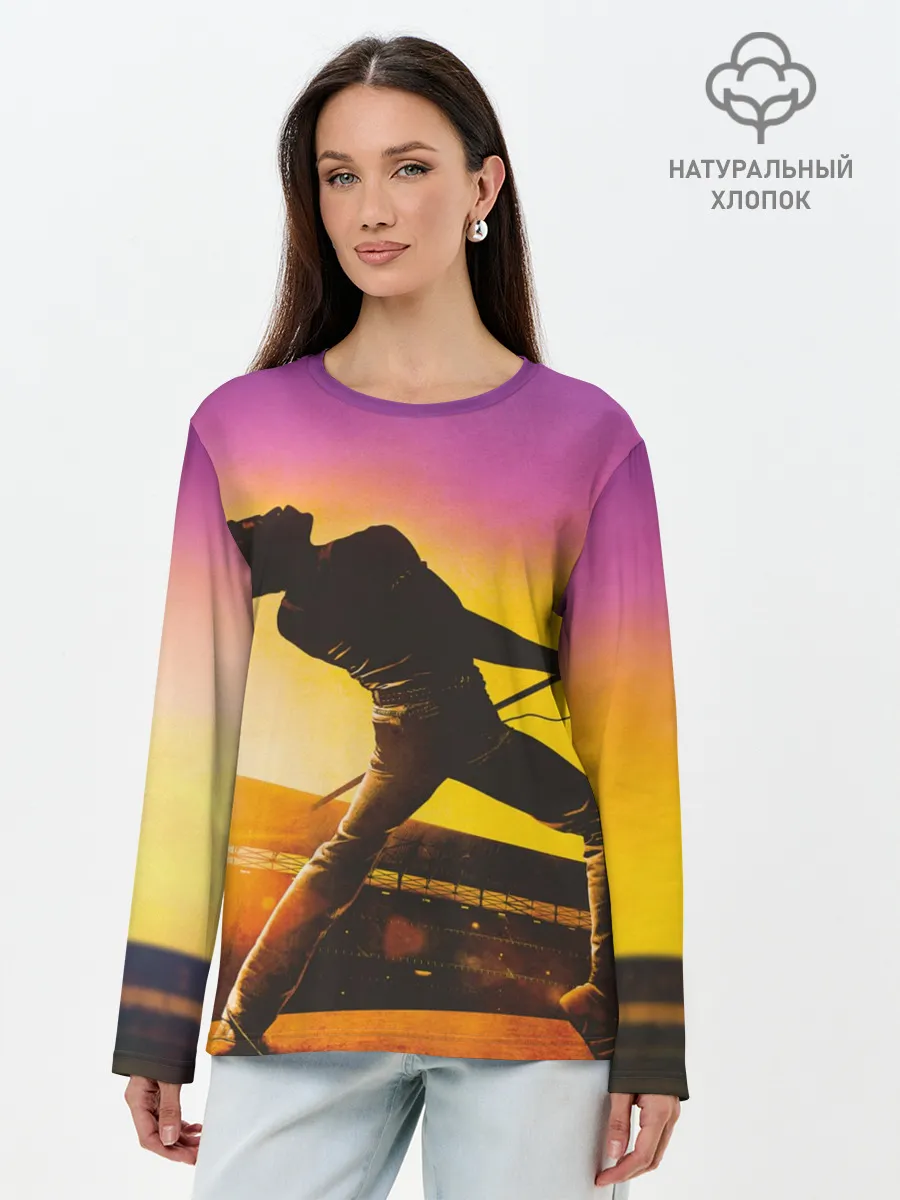 Лонгслив женский. Хлопок / Queen. Bohemian Rhapsody