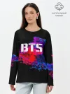 Лонгслив женский. Хлопок / BTS