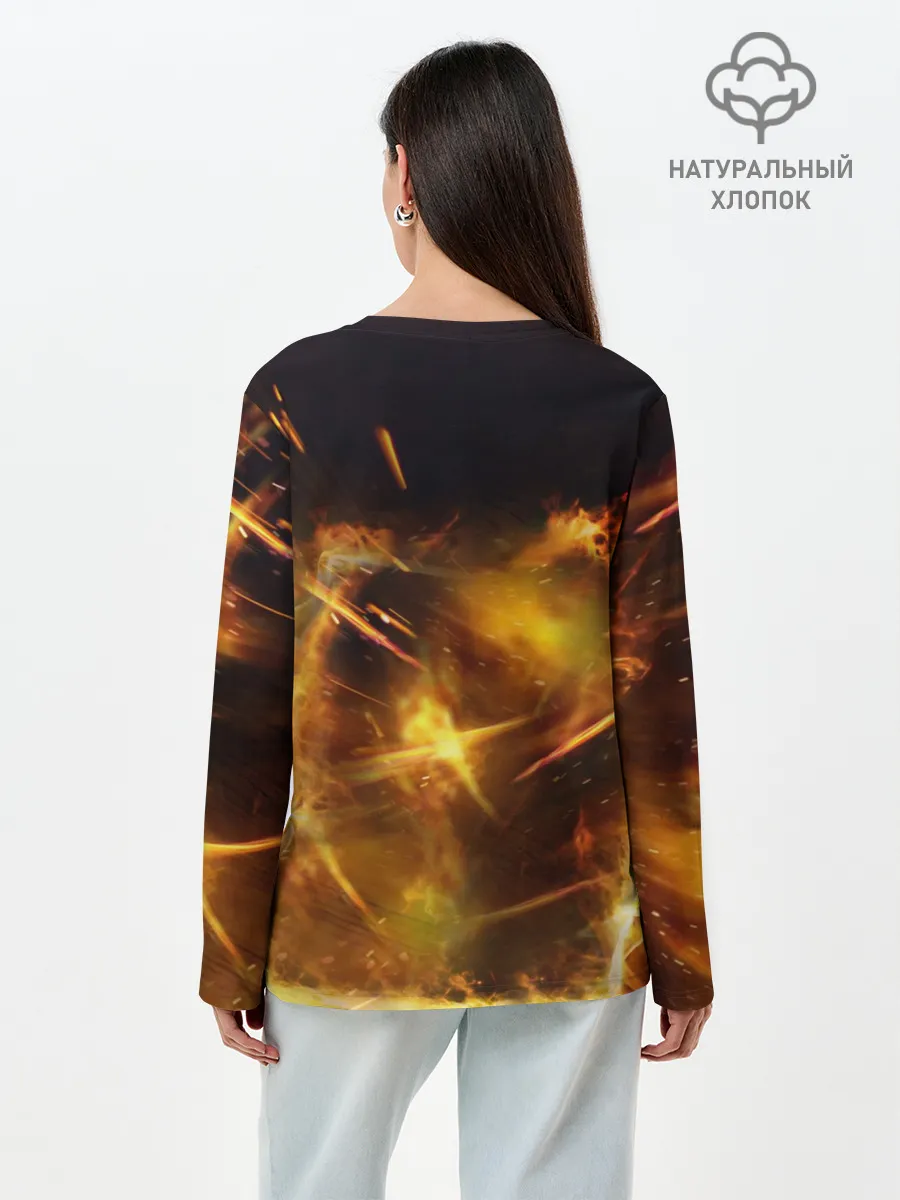 Лонгслив женский. Хлопок / GWENT: The Witcher Card Game