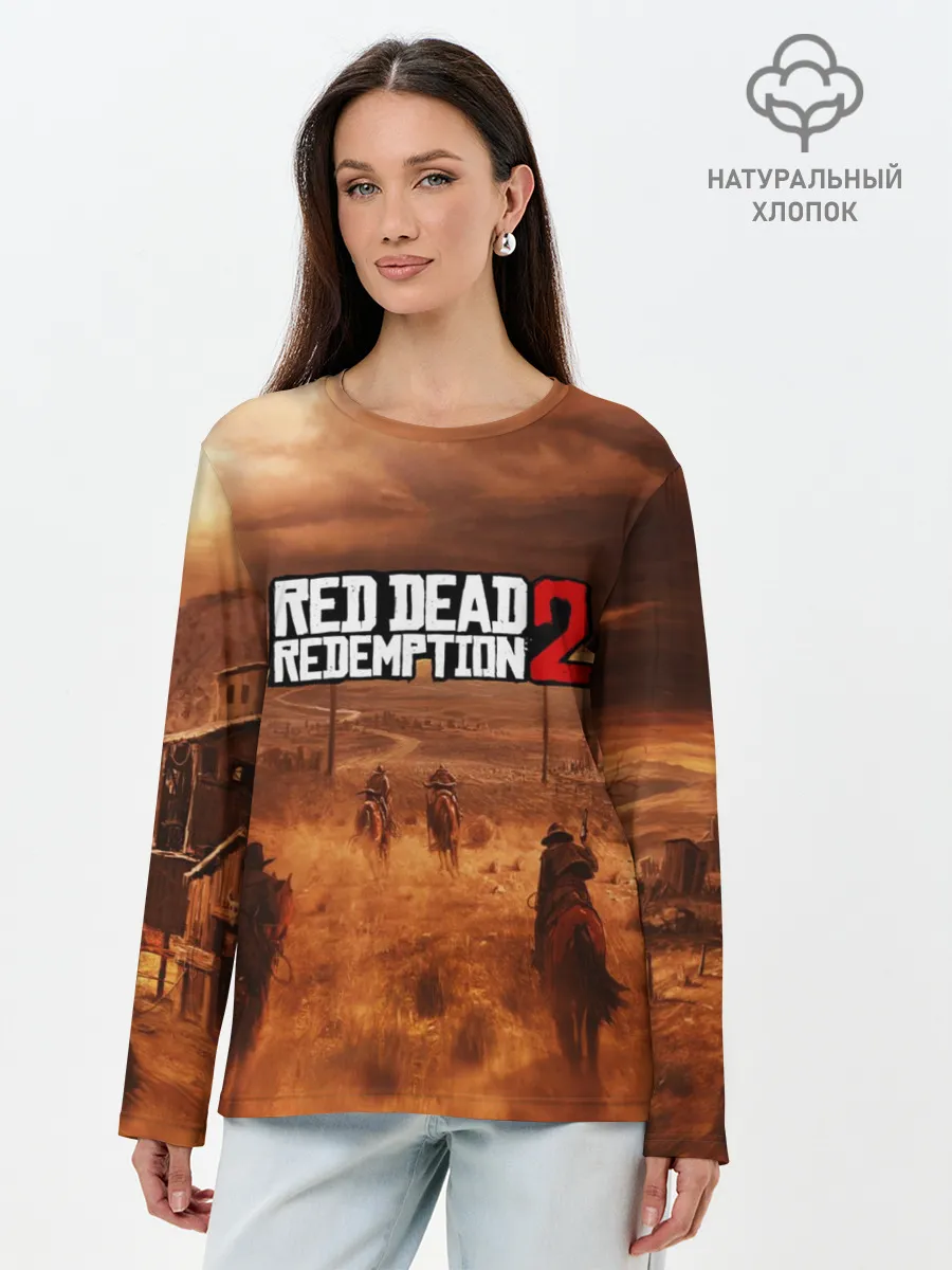 Лонгслив женский. Хлопок / RED DEAD REDEMPTION 2