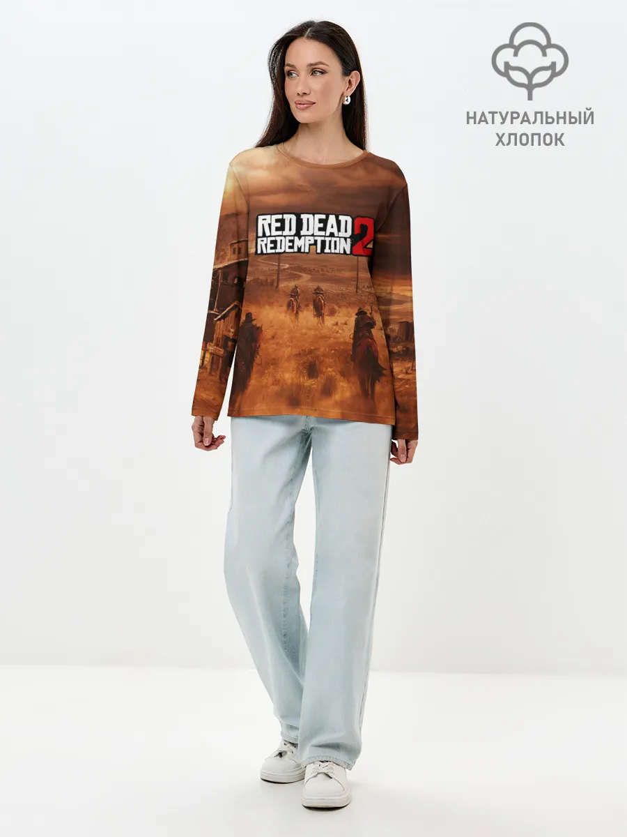 Лонгслив женский. Хлопок / RED DEAD REDEMPTION 2