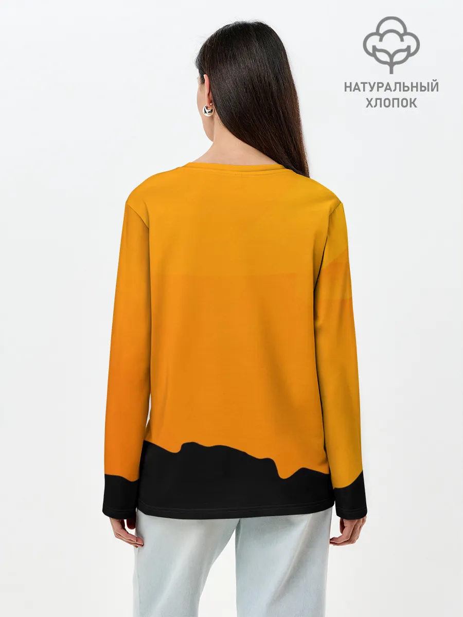 Лонгслив женский. Хлопок / Альпинизм