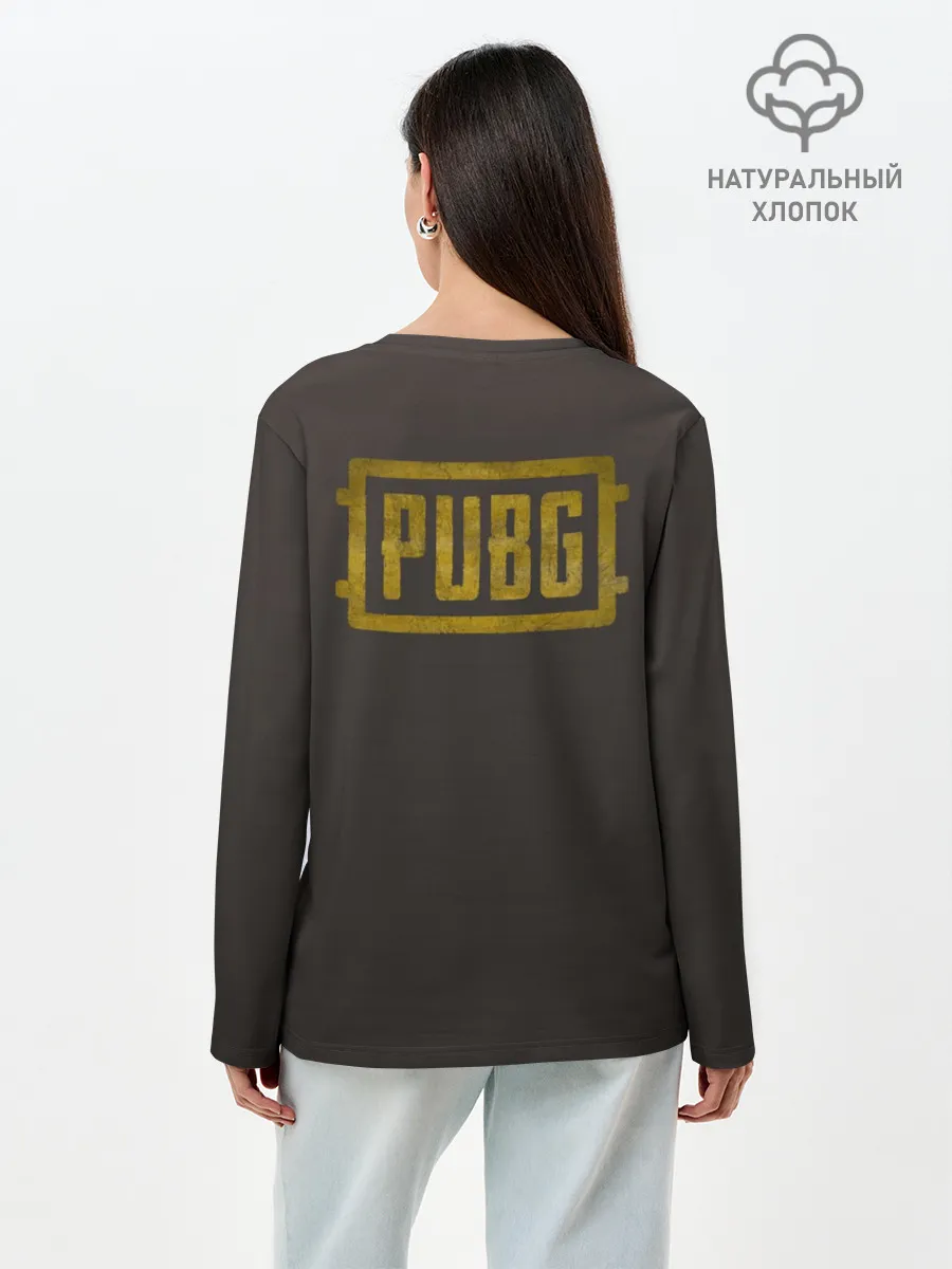 Лонгслив женский. Хлопок / PUBG girl