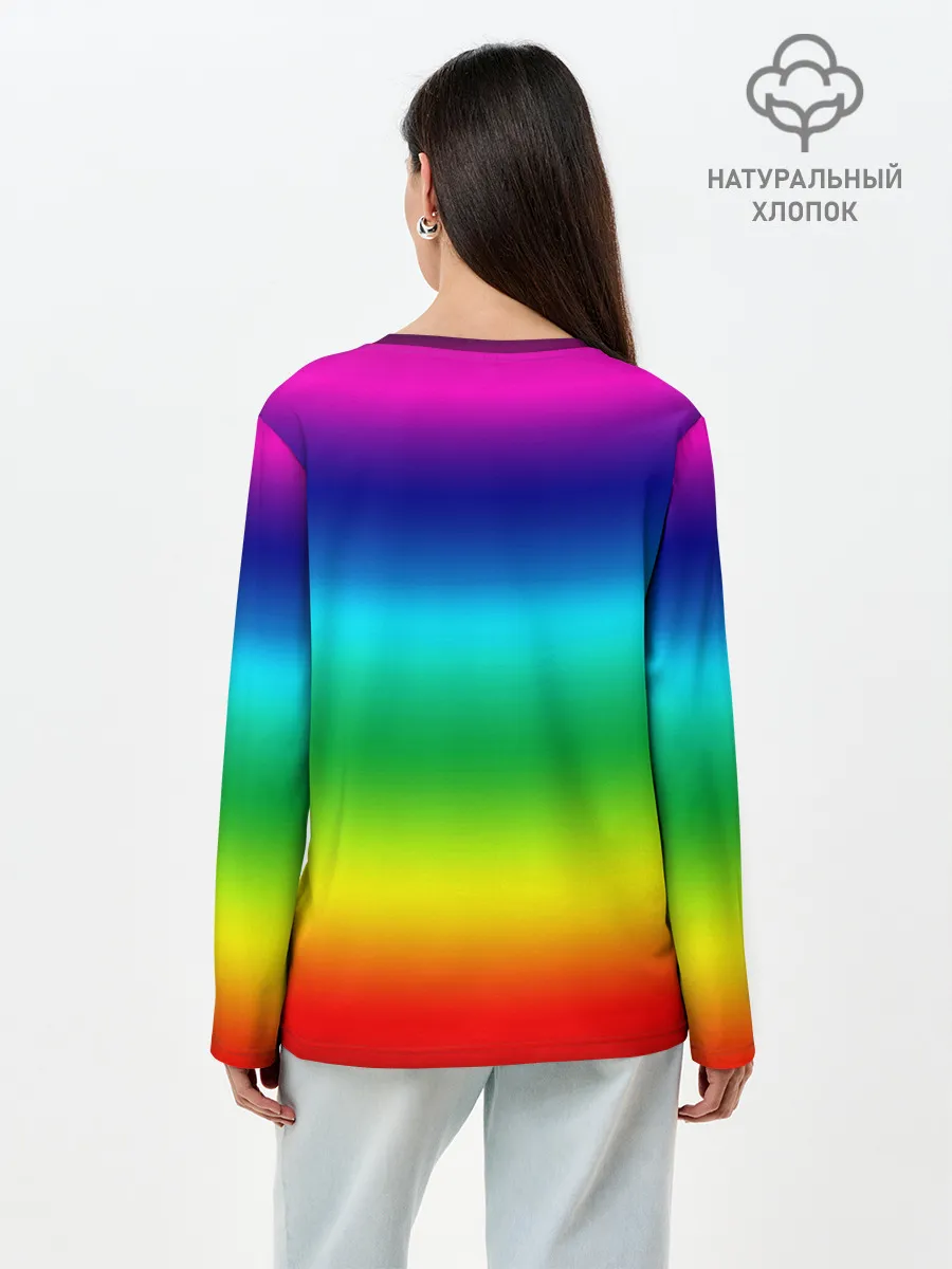 Лонгслив женский. Хлопок / Dab New Year