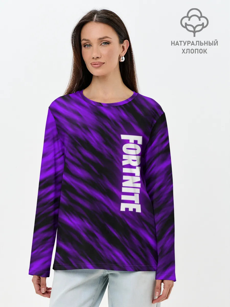 Лонгслив женский. Хлопок / FORTNITE