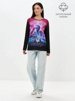 Лонгслив женский. Хлопок / Muse: Simulation Theory
