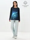 Лонгслив женский. Хлопок / ATLANTIS NEBULA