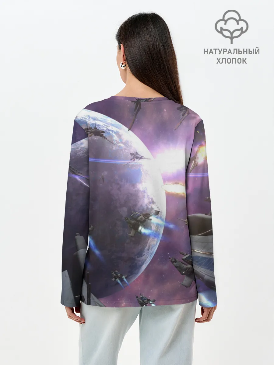 Лонгслив женский. Хлопок / DESTINY 2