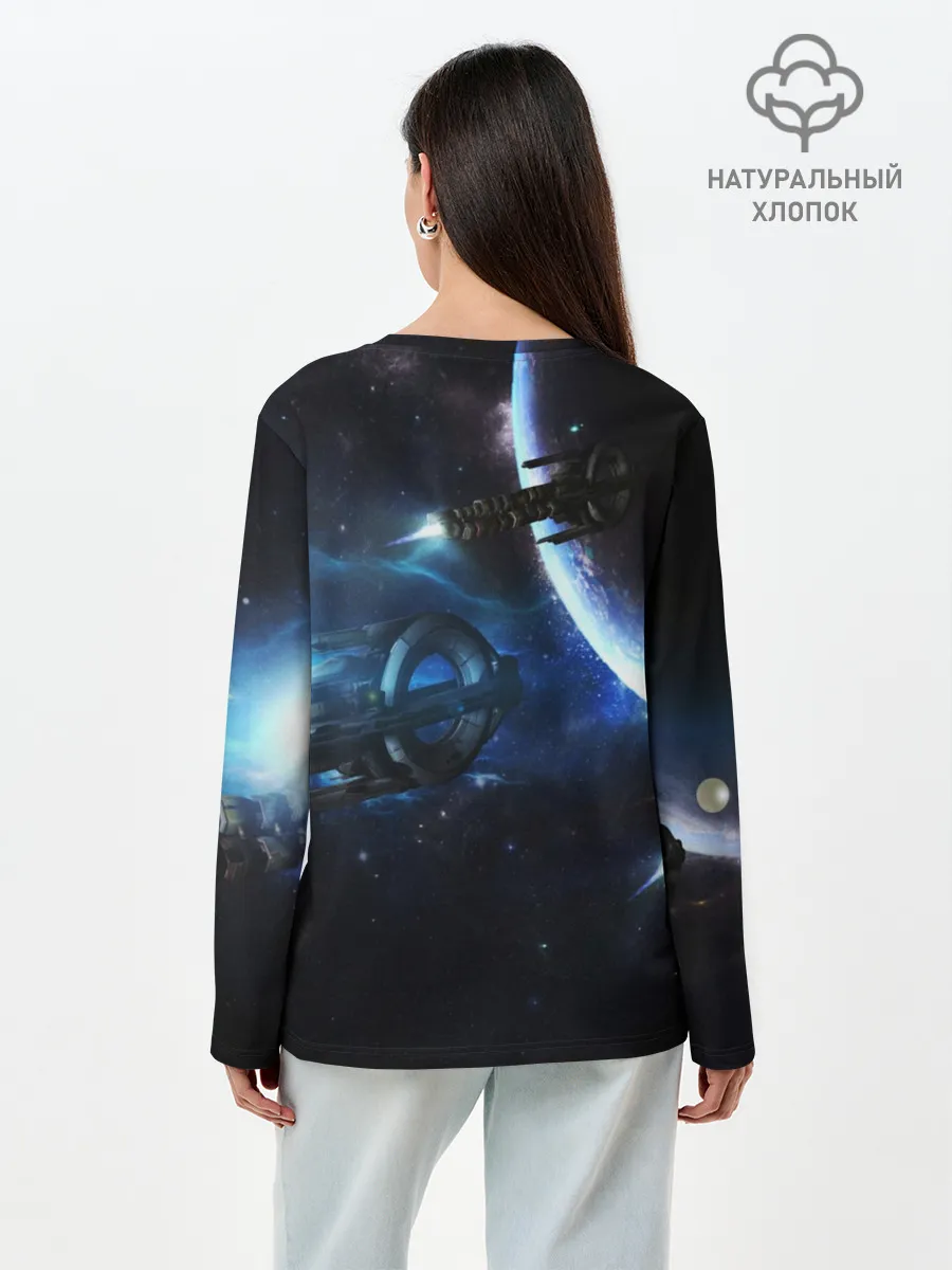 Лонгслив женский. Хлопок / DESTINY 2