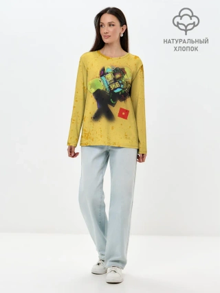 Лонгслив женский. Хлопок / ROBLOX Grunge ART