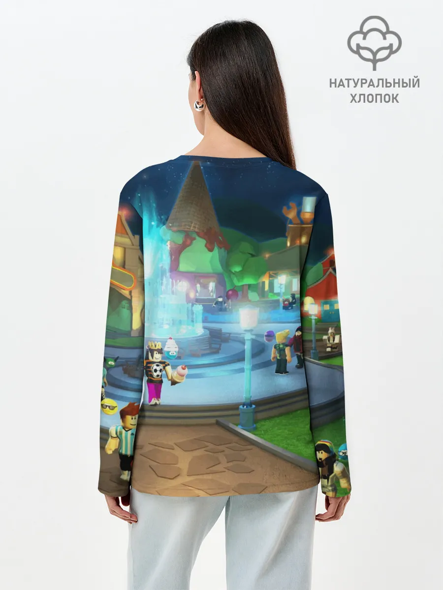 Лонгслив женский. Хлопок / ROBLOX