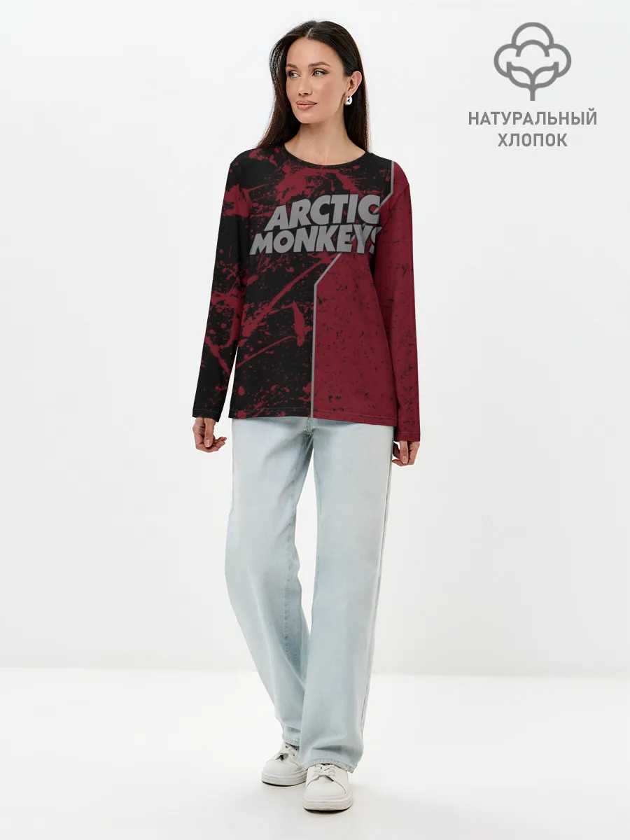 Лонгслив женский. Хлопок / Arctic Monkeys