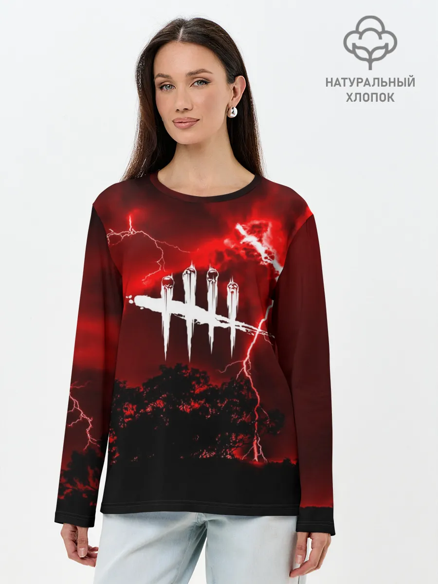 Лонгслив женский. Хлопок / DEAD BY DAYLIGHT