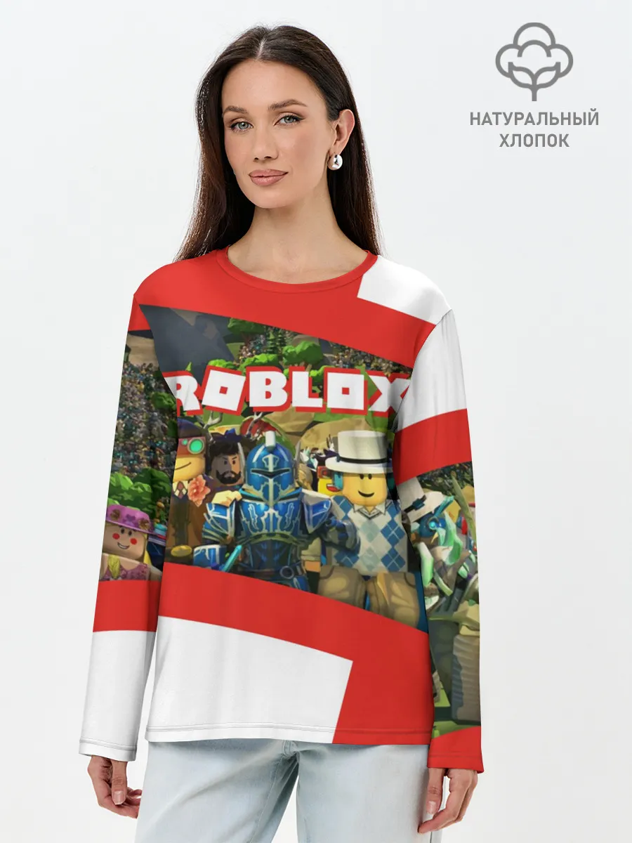 Лонгслив женский. Хлопок / ROBLOX