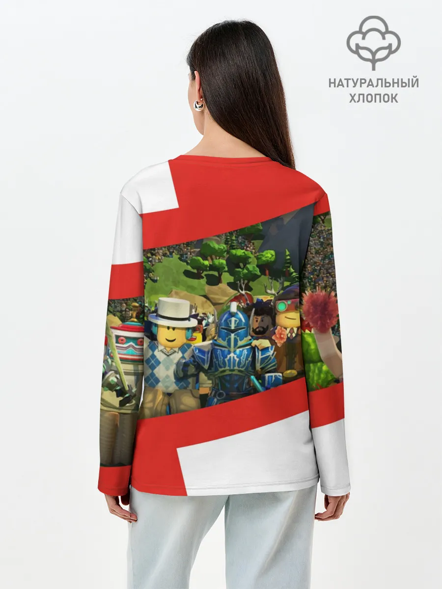 Лонгслив женский. Хлопок / ROBLOX