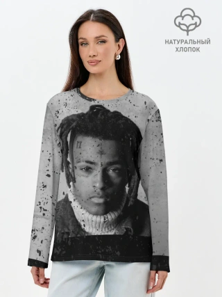 Лонгслив женский. Хлопок / XXXTentacion