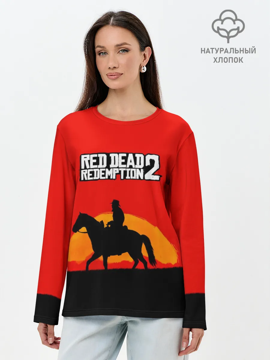 Лонгслив женский. Хлопок / Red Dead Redemption 2