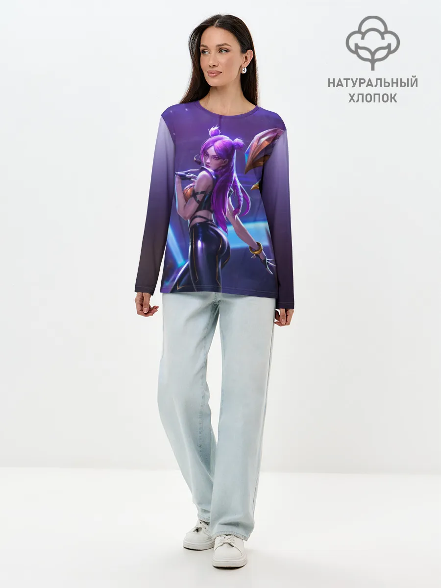 Лонгслив женский. Хлопок / KaiSa. KDA