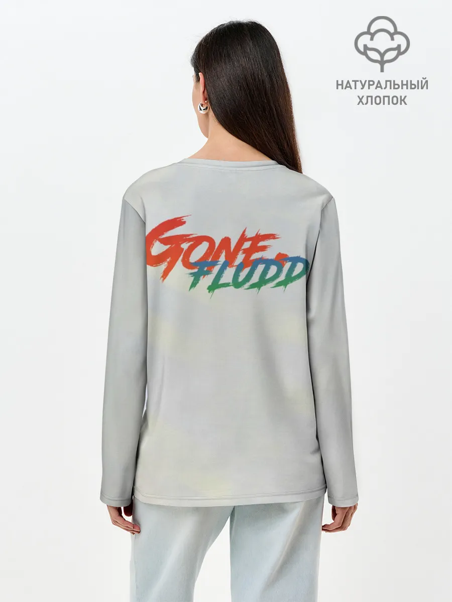Лонгслив женский. Хлопок / Gone.Fludd
