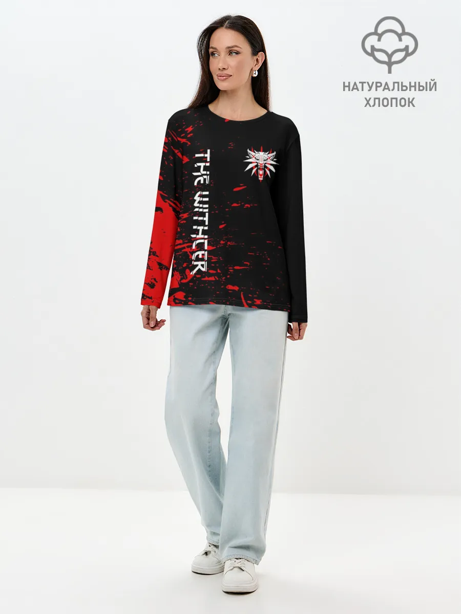 Лонгслив женский. Хлопок / THE WITCHER