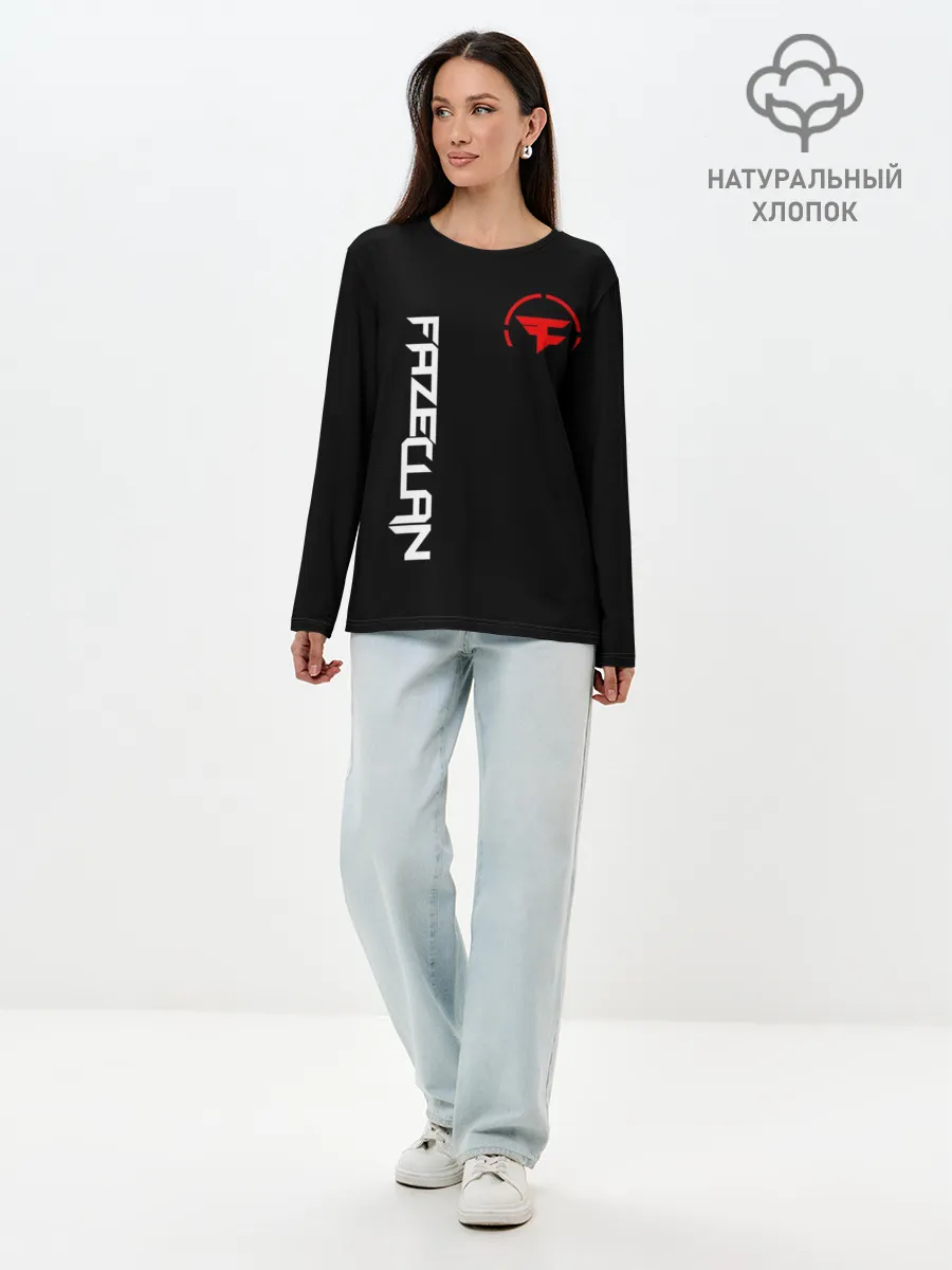 Лонгслив женский. Хлопок / FAZE CLAN