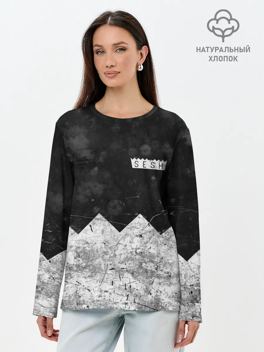 Лонгслив женский. Хлопок / BONES: SESH Team