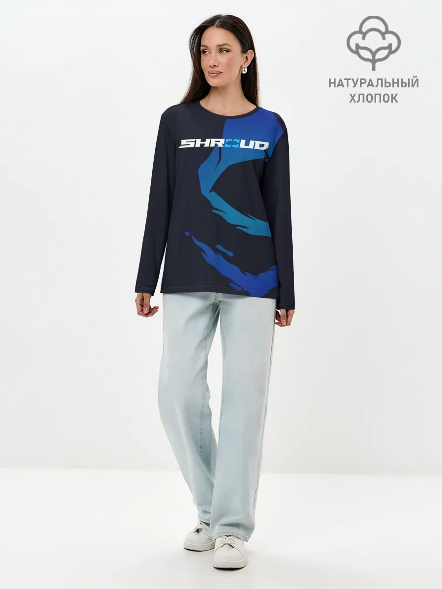 Лонгслив женский. Хлопок / «Shroud» - рюкзак