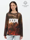 Лонгслив женский. Хлопок / DOOM
