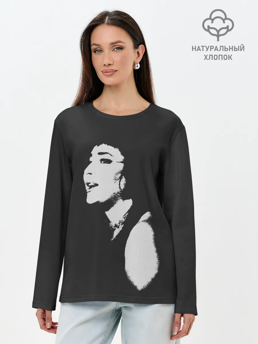 Лонгслив женский. Хлопок / Лолита
