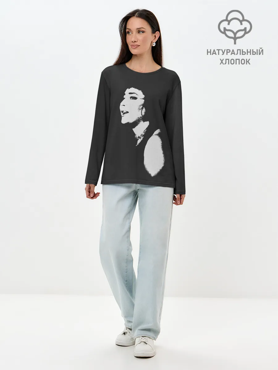 Лонгслив женский. Хлопок / Лолита