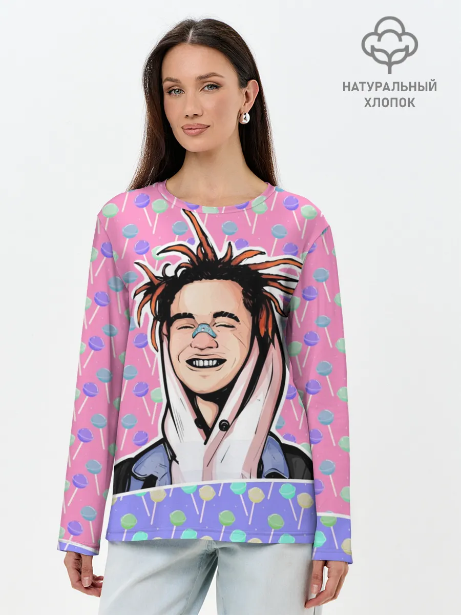 Лонгслив женский. Хлопок / GONE.Fludd