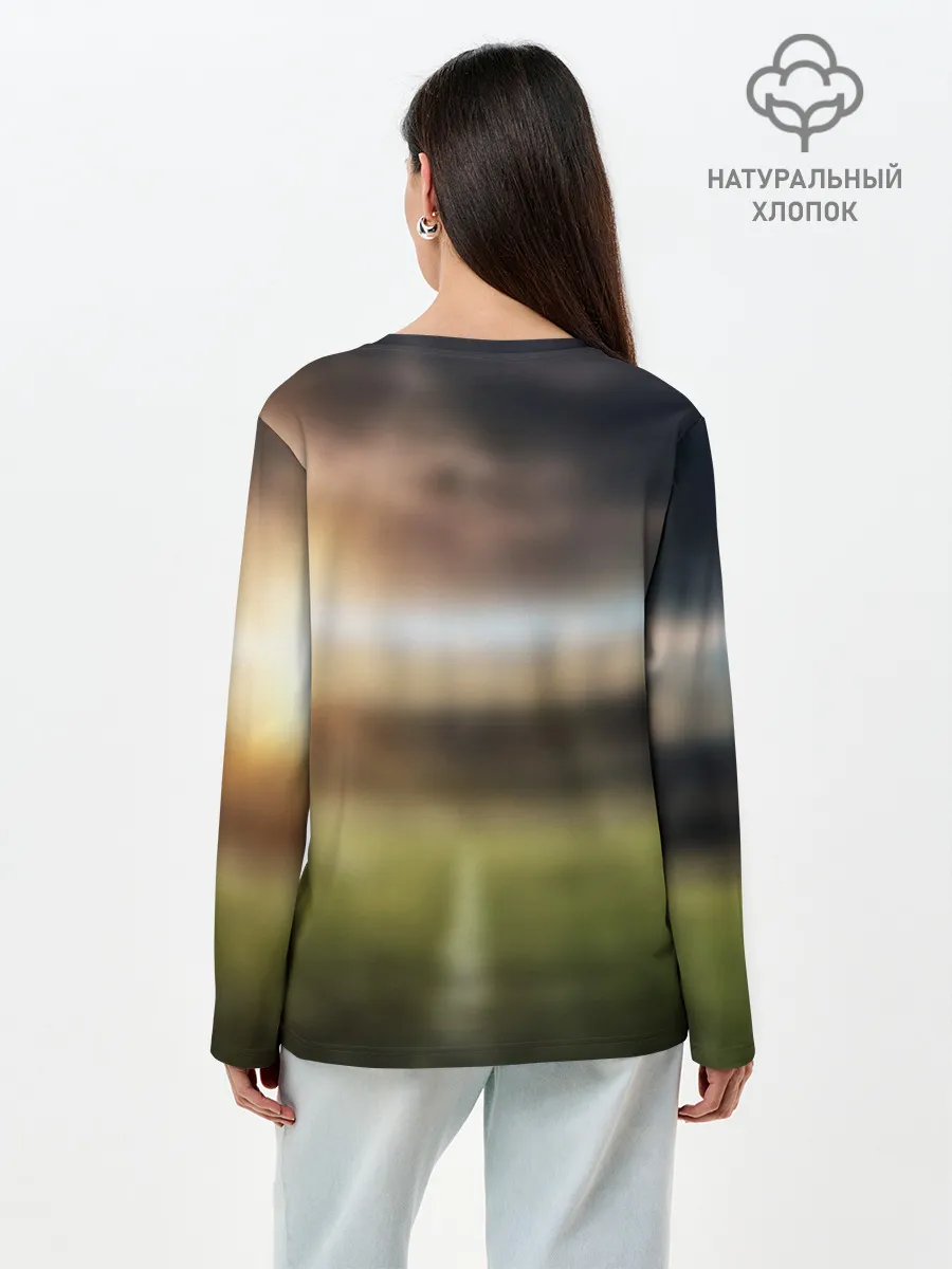 Лонгслив женский. Хлопок / Чемпионы