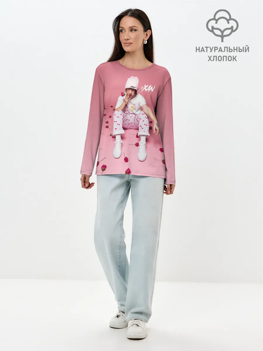 Лонгслив женский. Хлопок / Lil Xan _