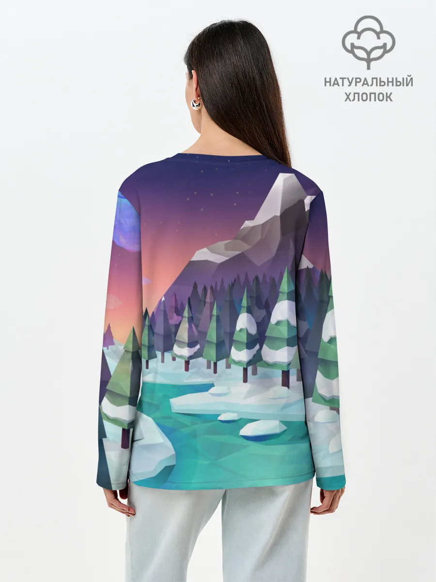 Лонгслив женский. Хлопок / fortnite