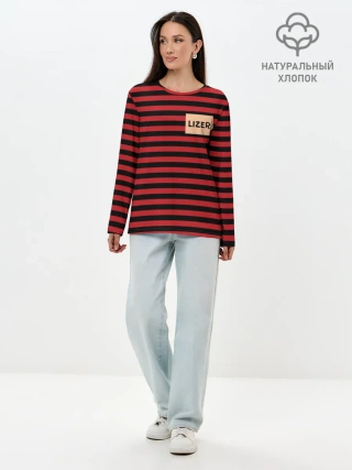 Лонгслив женский. Хлопок / LIZER - My Soul