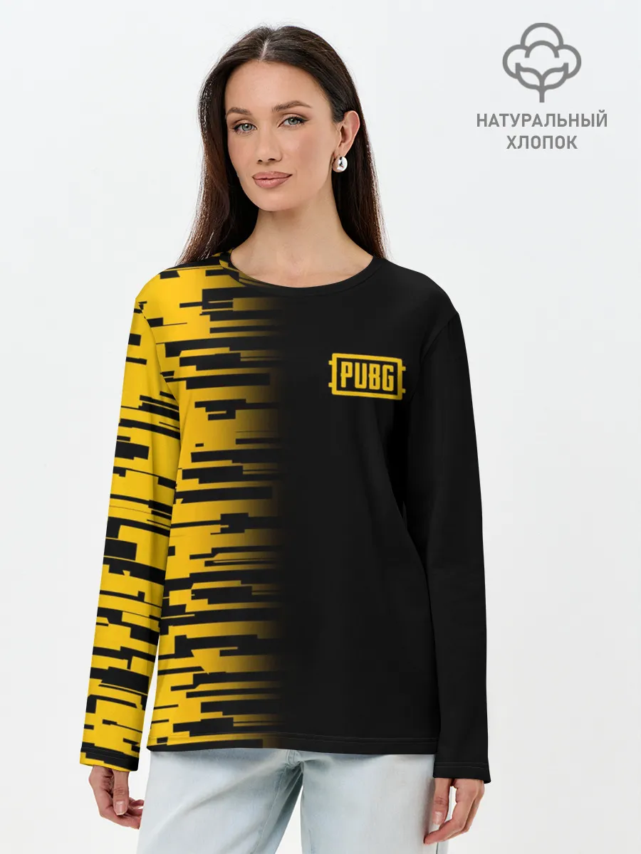 Лонгслив женский. Хлопок / PUBG #10