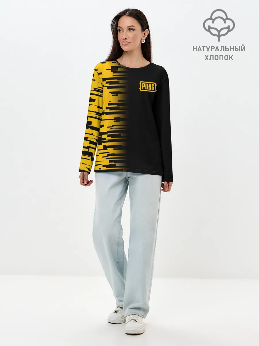 Лонгслив женский. Хлопок / PUBG #10