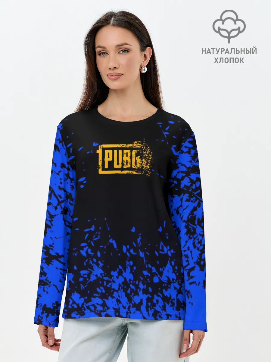 Лонгслив женский. Хлопок / PUBG #7