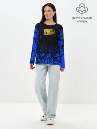 Лонгслив женский. Хлопок / PUBG #7