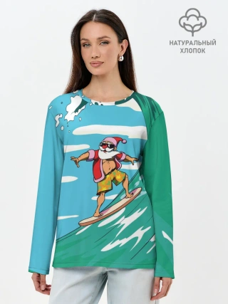 Лонгслив женский. Хлопок / Cool Santa