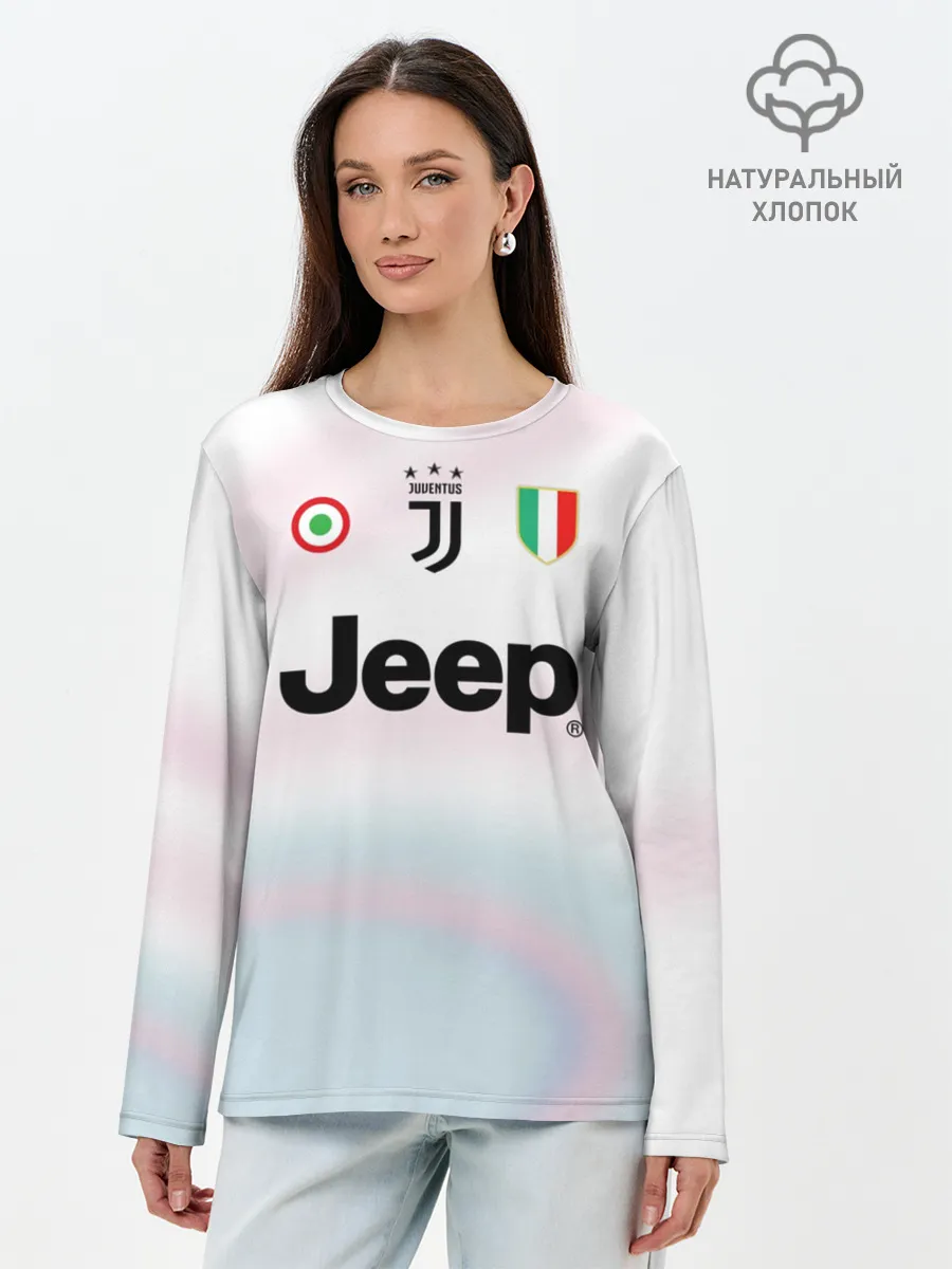 Лонгслив женский. Хлопок / Ronaldo 18-19 EA Sports