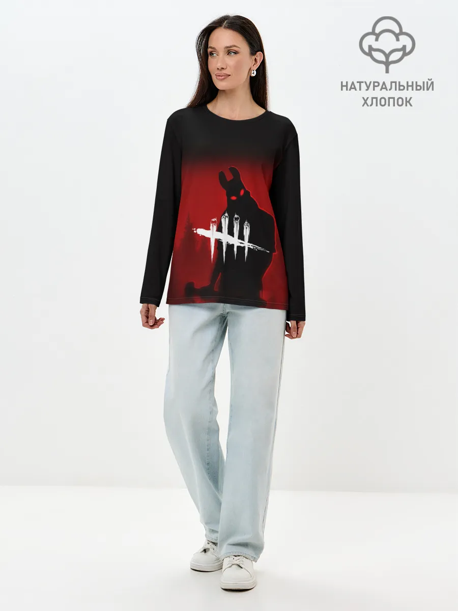 Лонгслив женский. Хлопок / Dead by Daylight