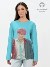 Лонгслив женский. Хлопок / BTS. Jungkook