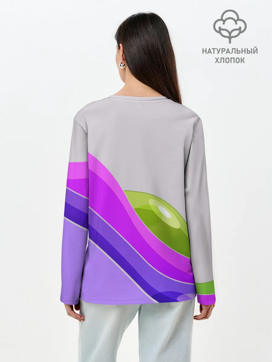 Лонгслив женский. Хлопок / Jojo Jotaro